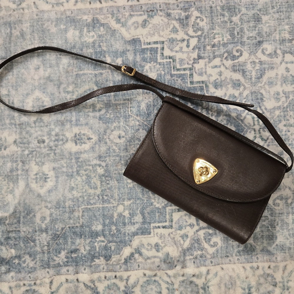 Vintage Bottega Veneta Leather Shoulder Bag